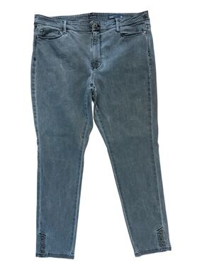 J Jill jeans authentic fit slim ankle gray women’s size 14